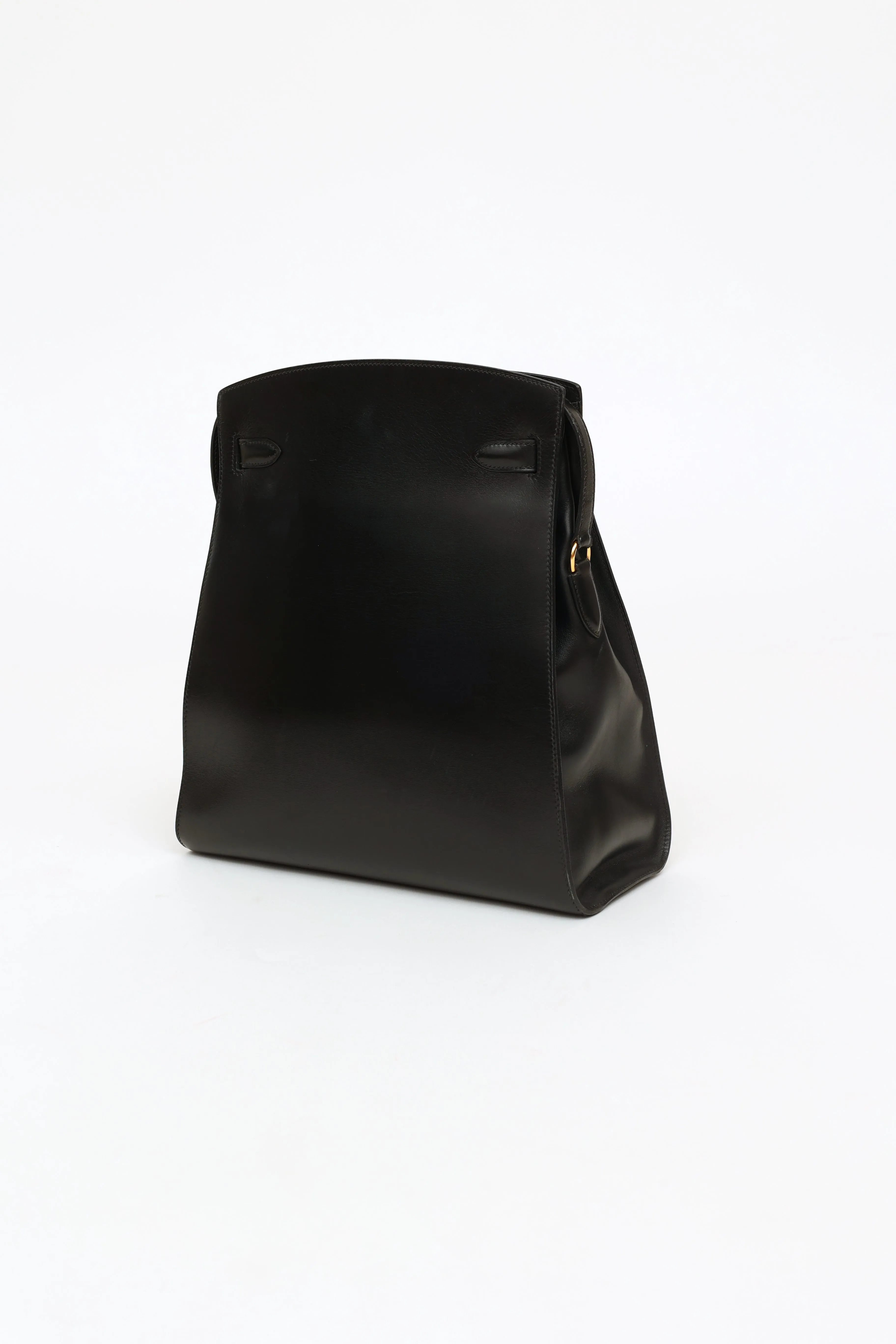 1995 Noir Box Calf Kelly Sport 30 Bag