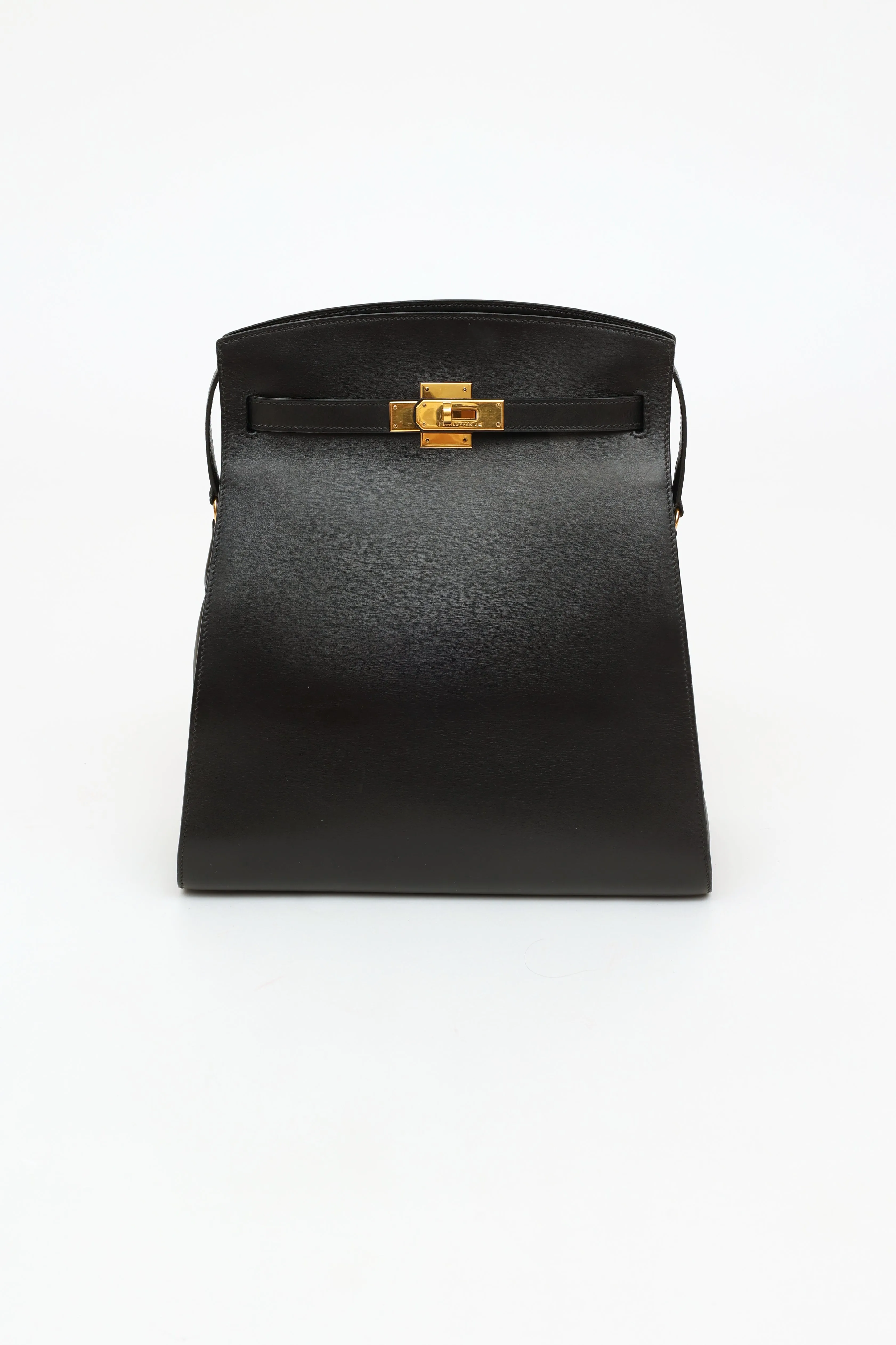 1995 Noir Box Calf Kelly Sport 30 Bag