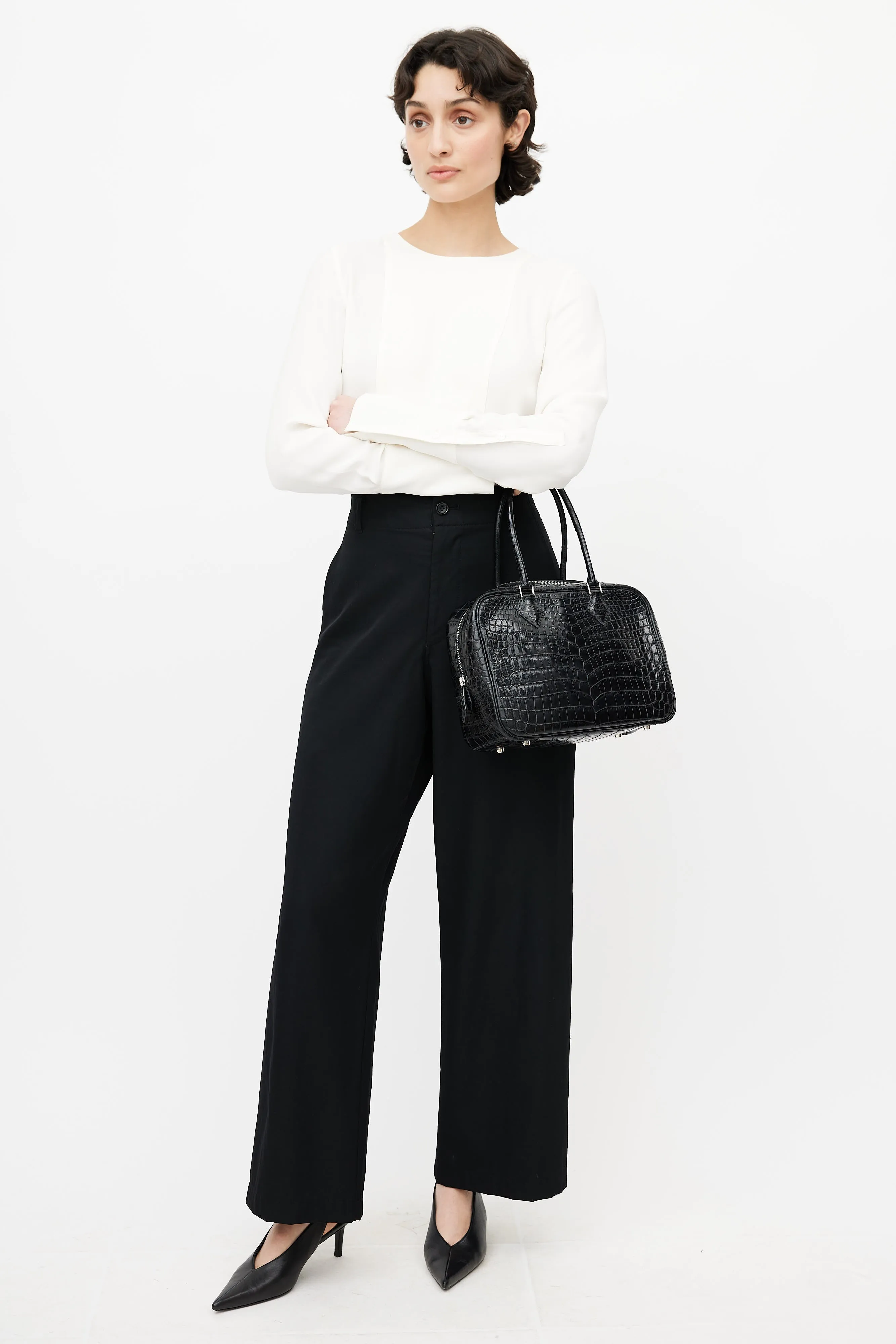 2011 Noir Plume 28 Shoulder Bag