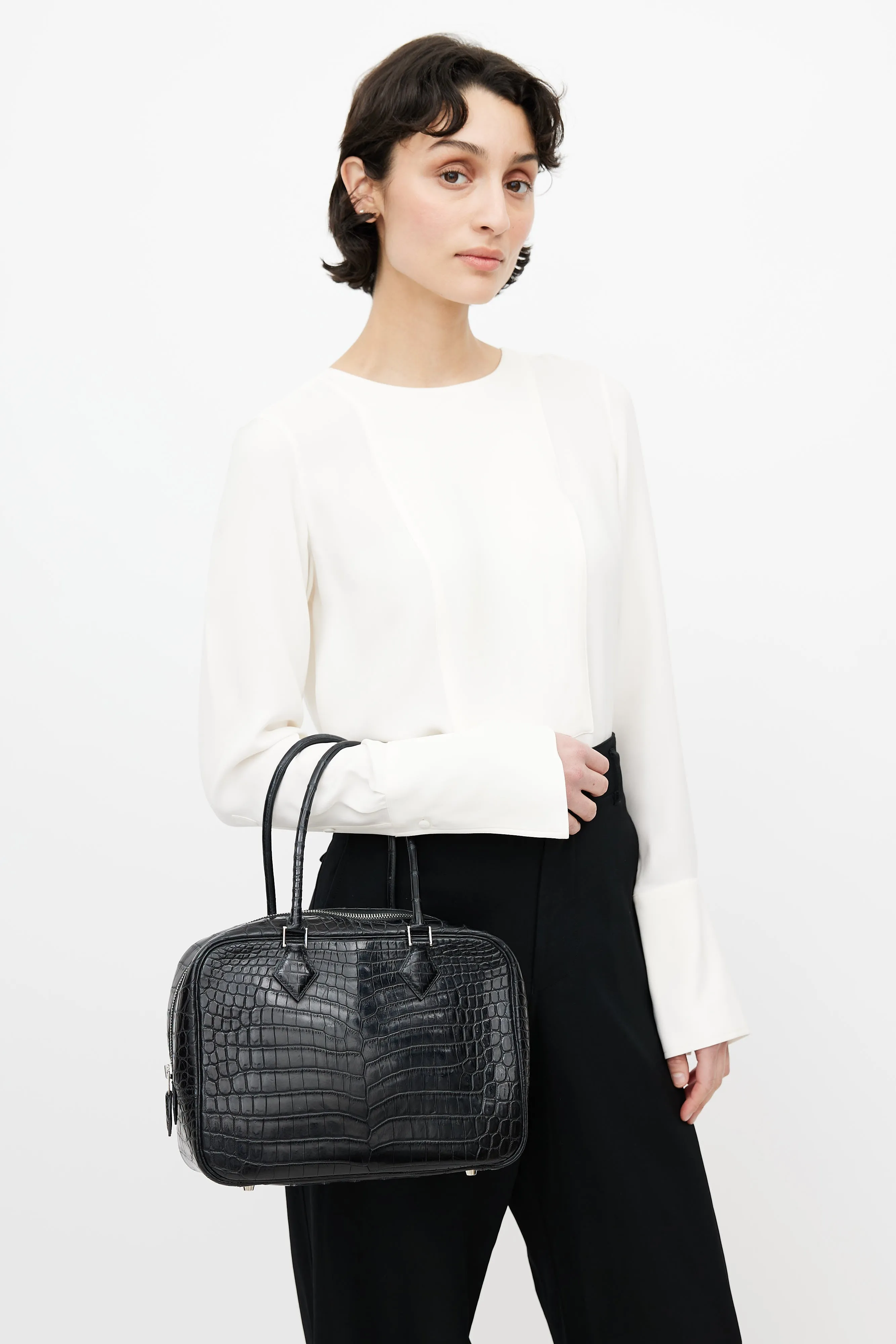 2011 Noir Plume 28 Shoulder Bag