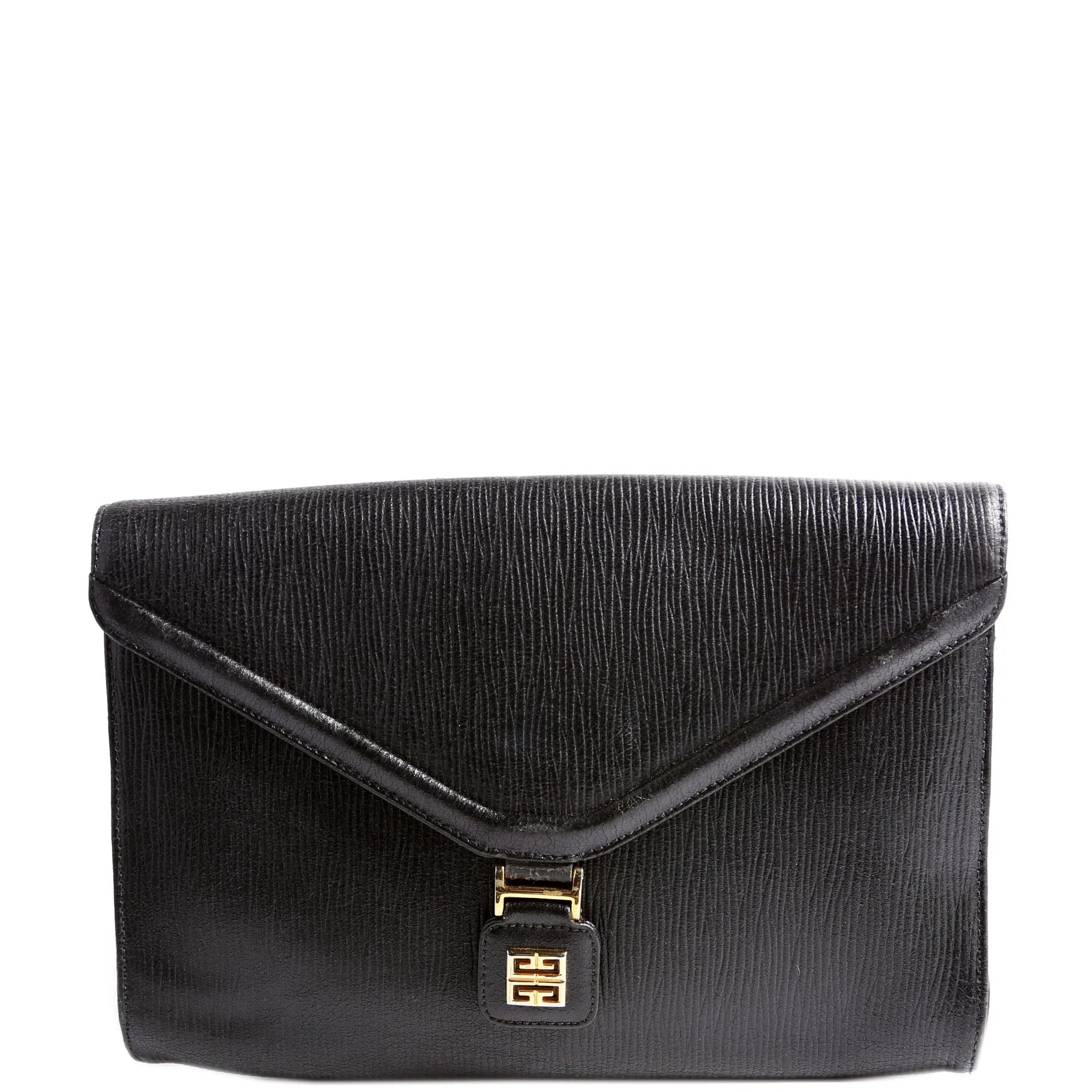4G Vintage Clutch Black