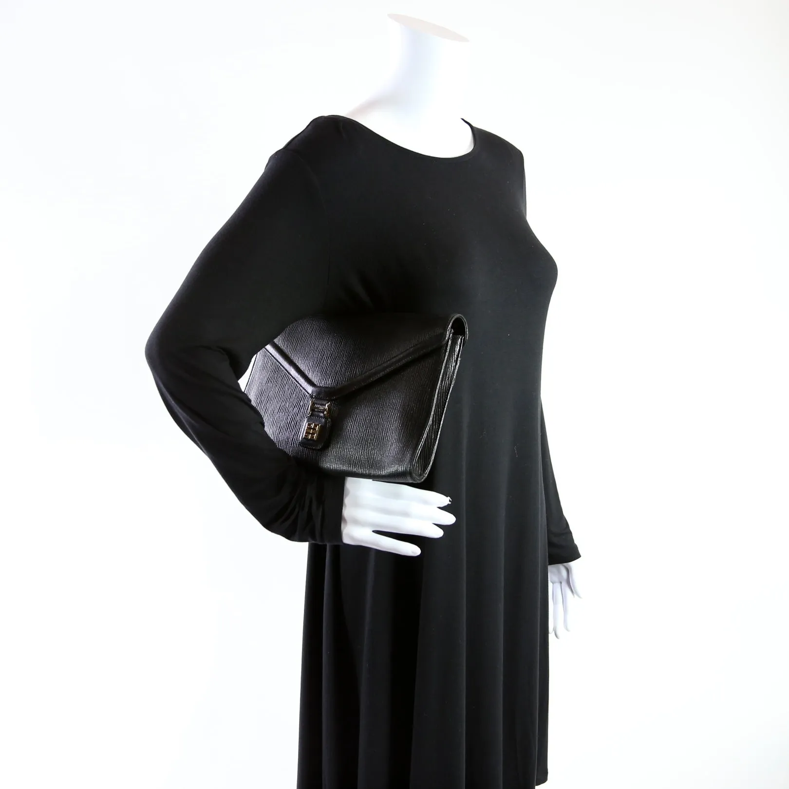 4G Vintage Clutch Black