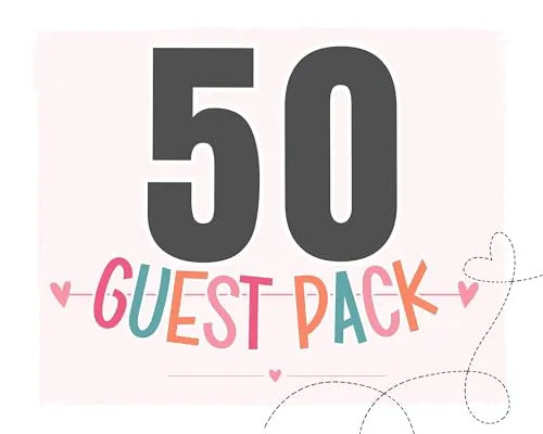50-Pack Graceful Floral Thank You Cards - 4x4 Engagement Table Decor