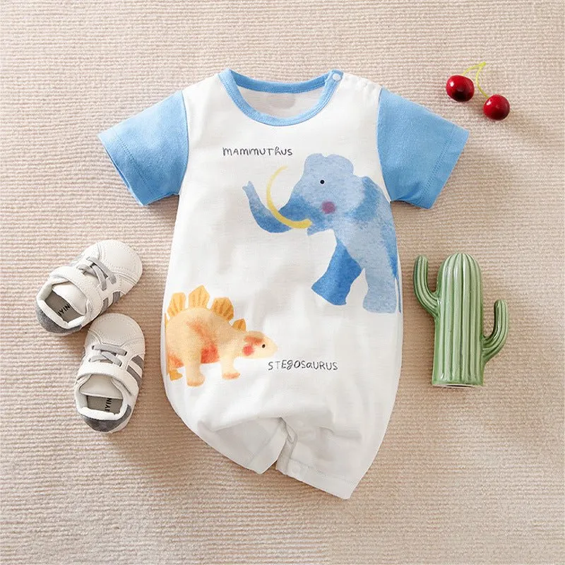 Baby's 11 Different Elephant Design One-Piece Jumpsuits