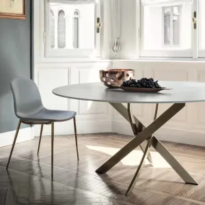 Barone Round Crystal Table