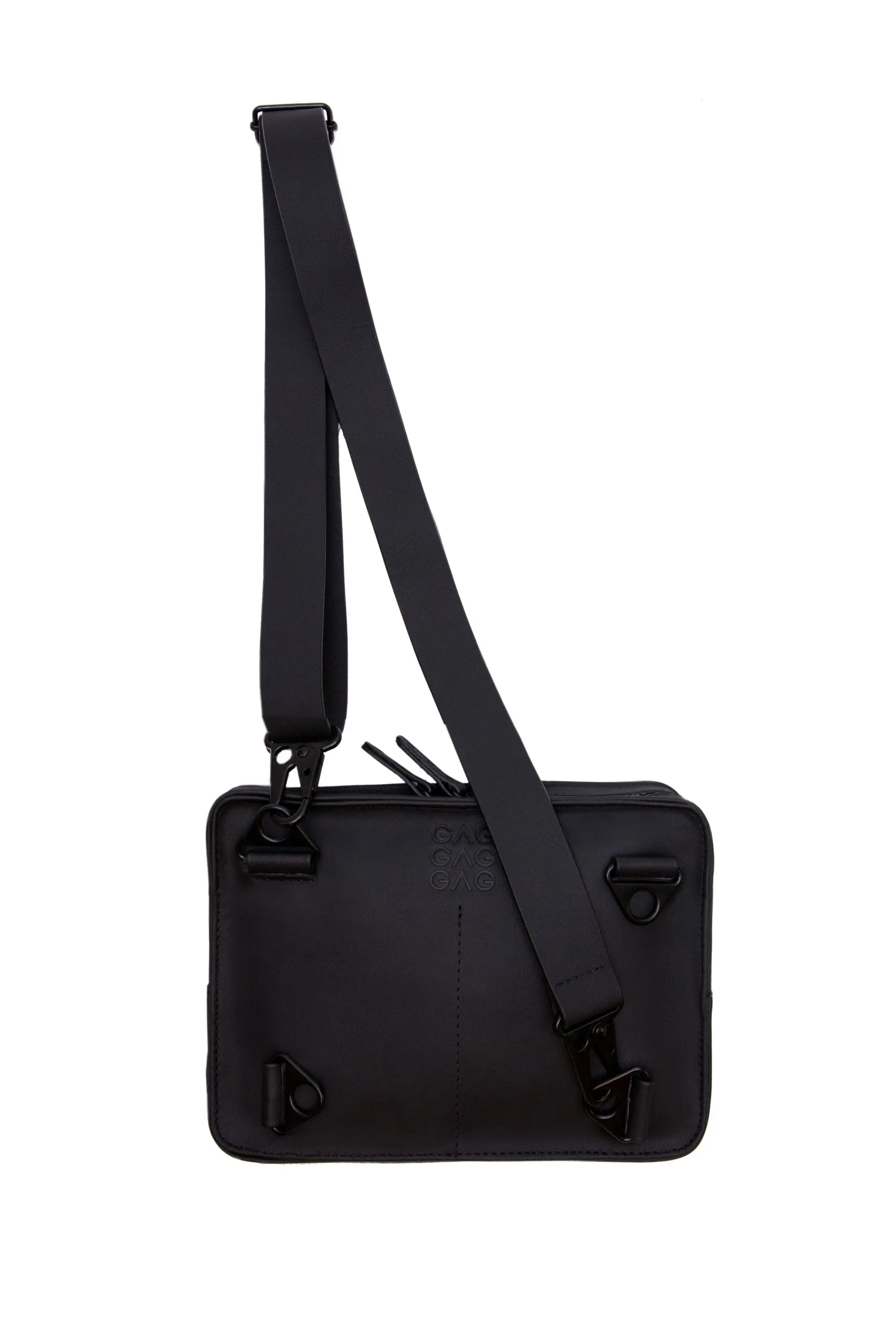 Black Adjustable Box Bag