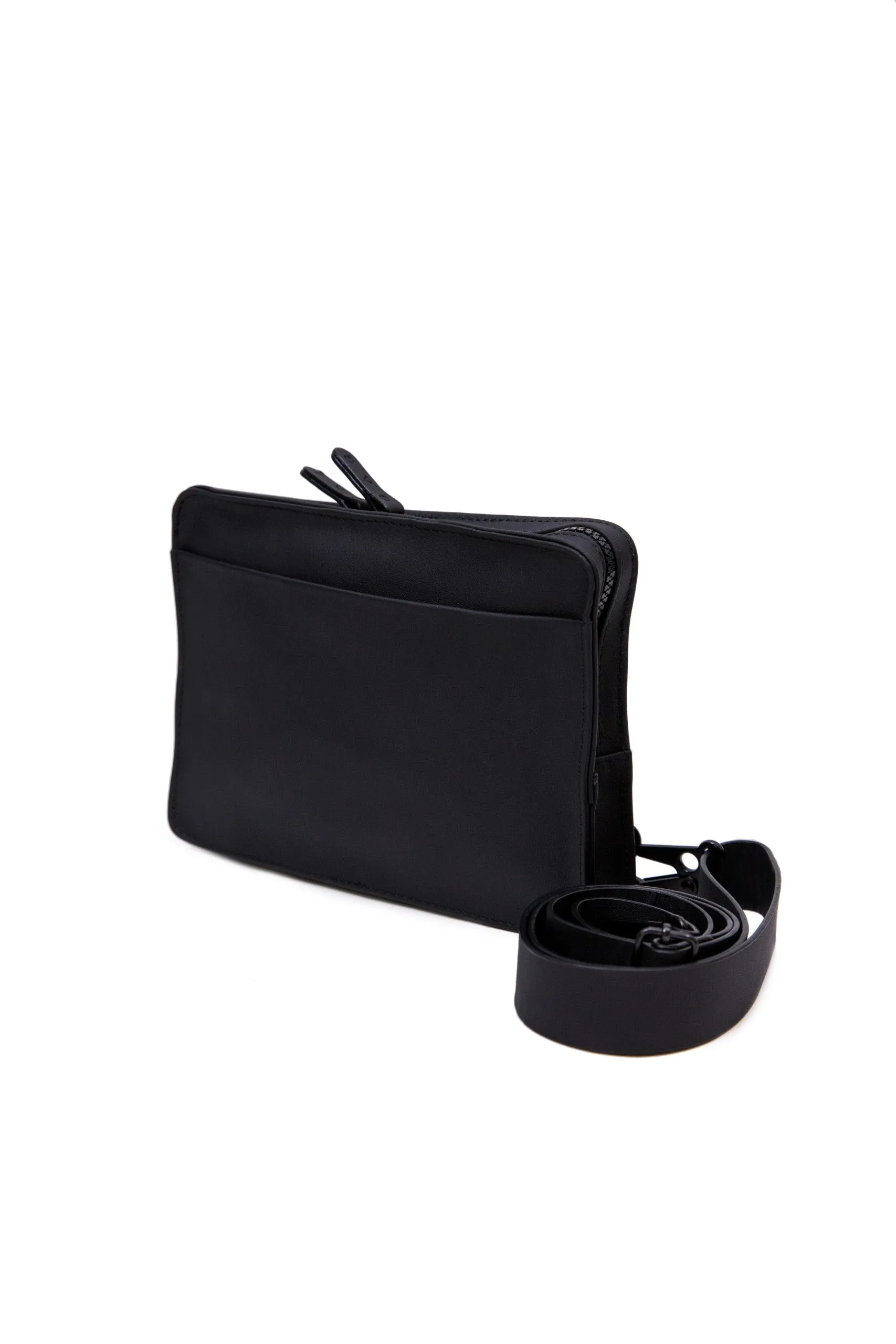 Black Adjustable Box Bag