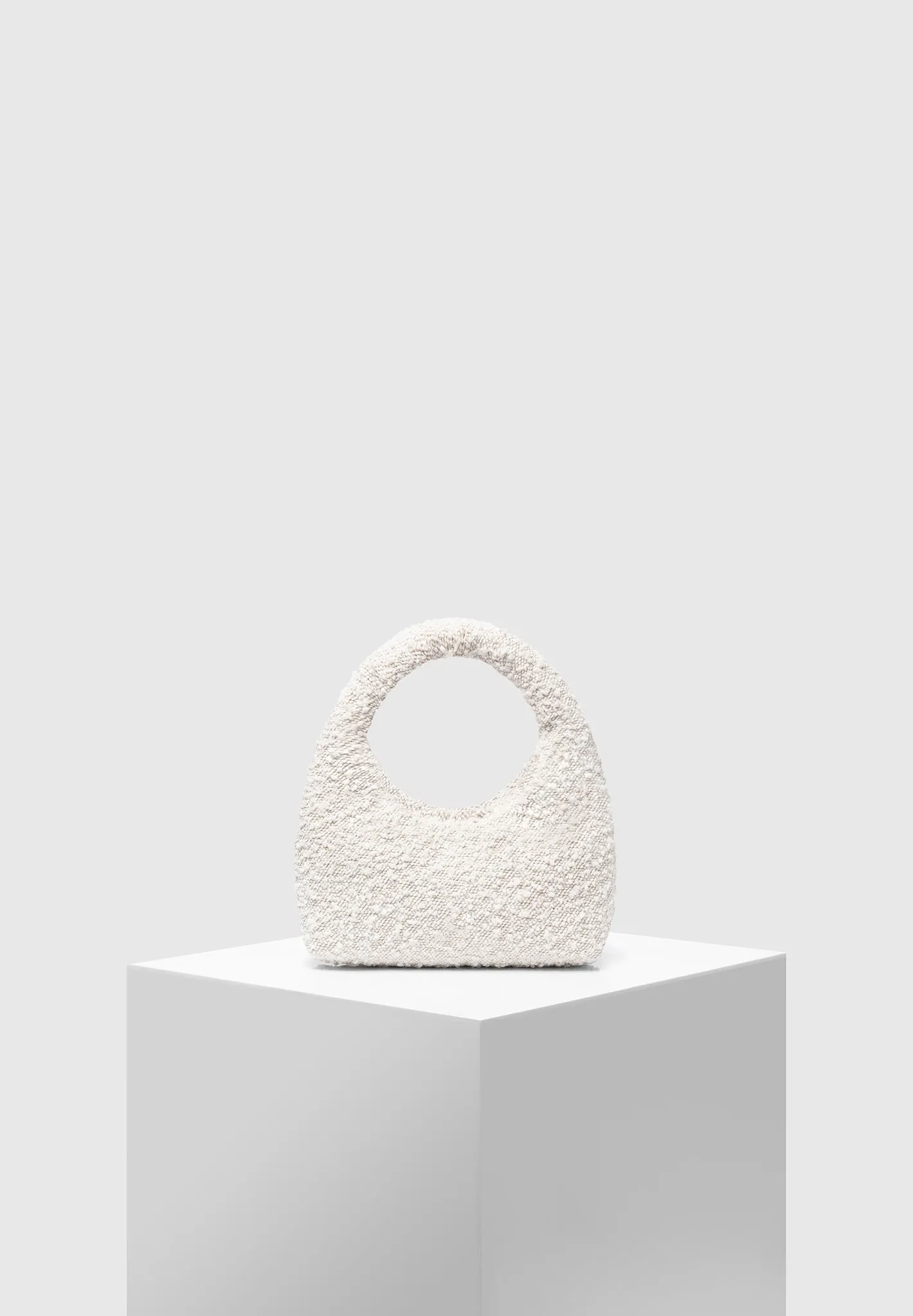 Boucle Handbag - Off White