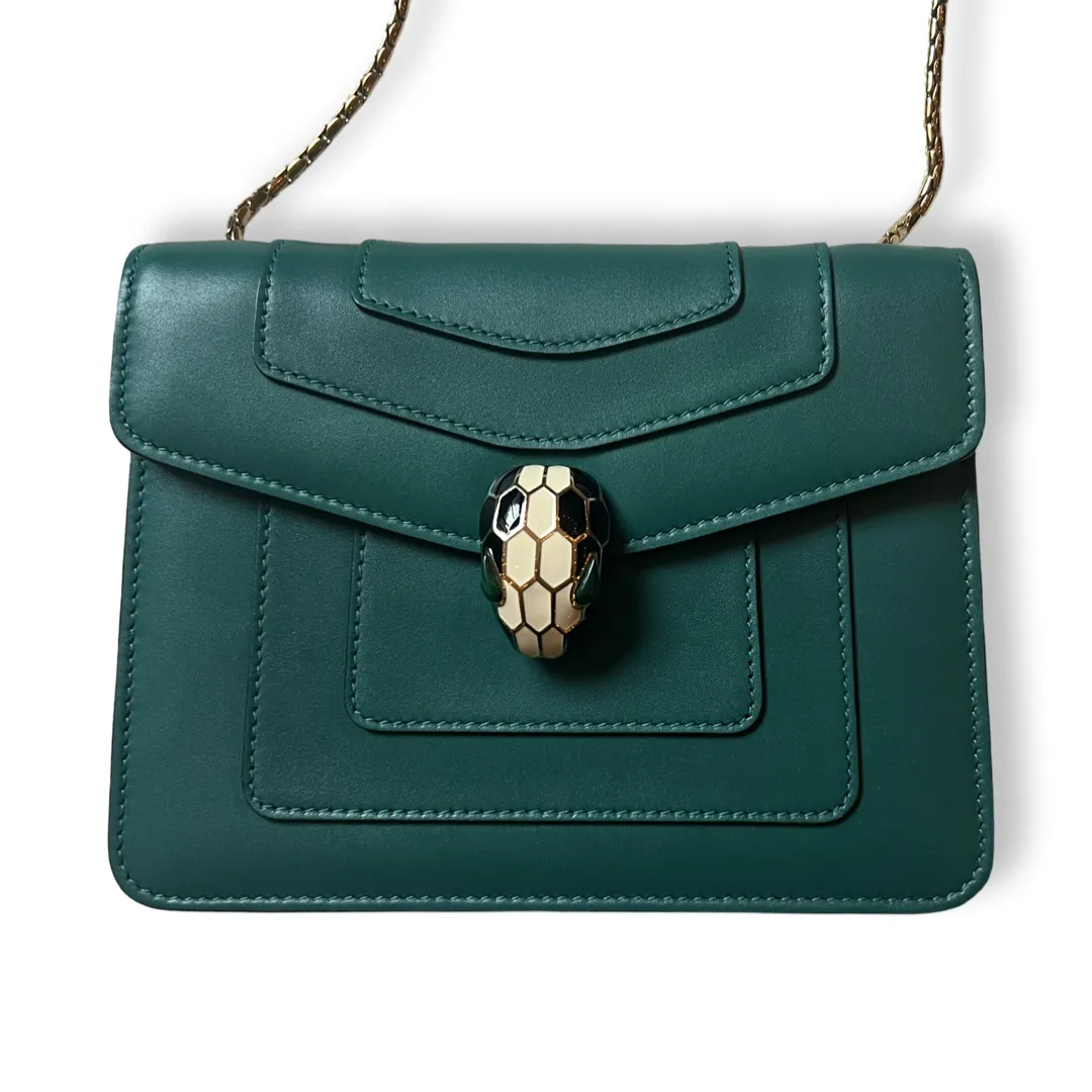 Bvlgari Small Serpentini Leather Bag