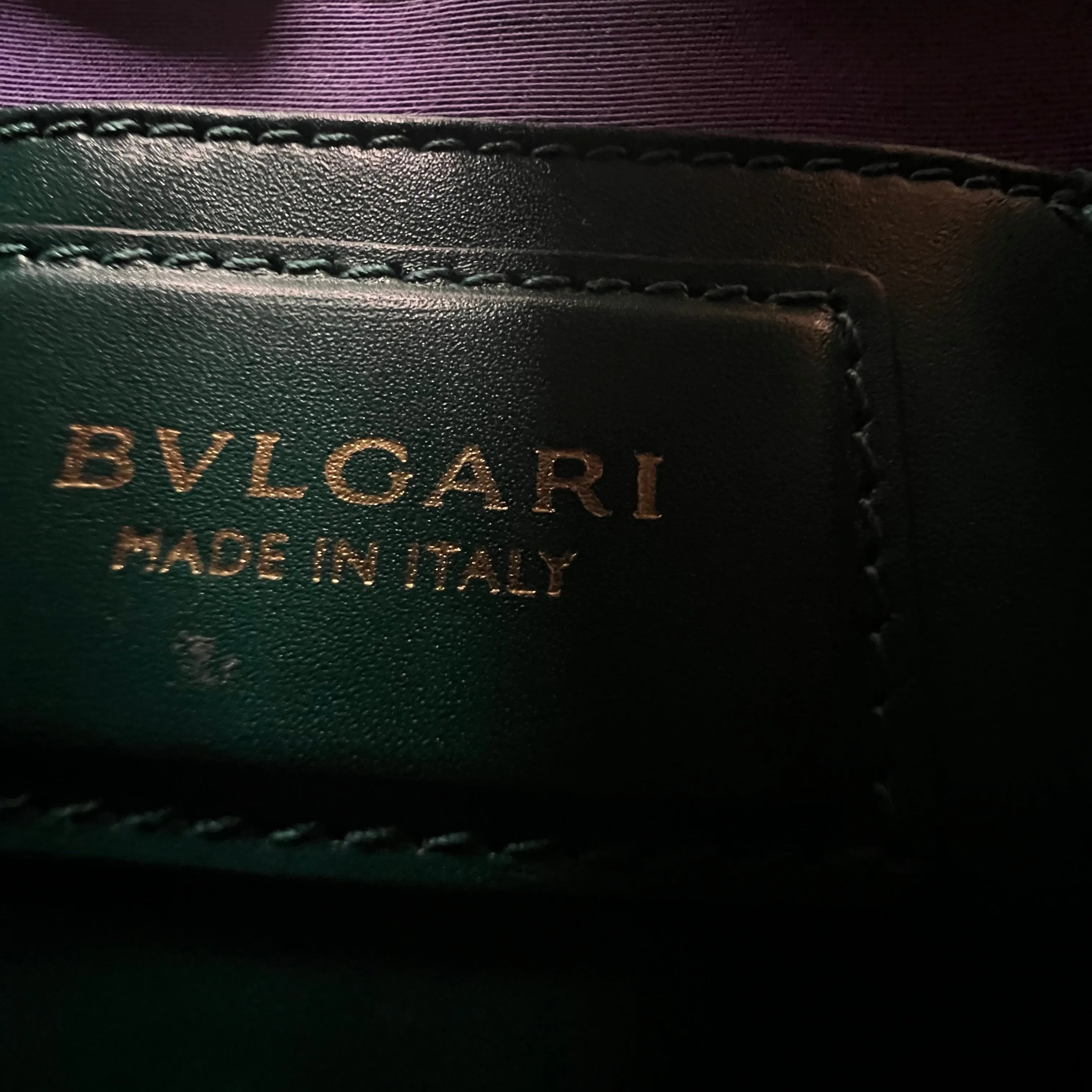 Bvlgari Small Serpentini Leather Bag