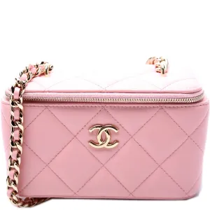 CC Vanity W/ Chain Quilted Lambskin