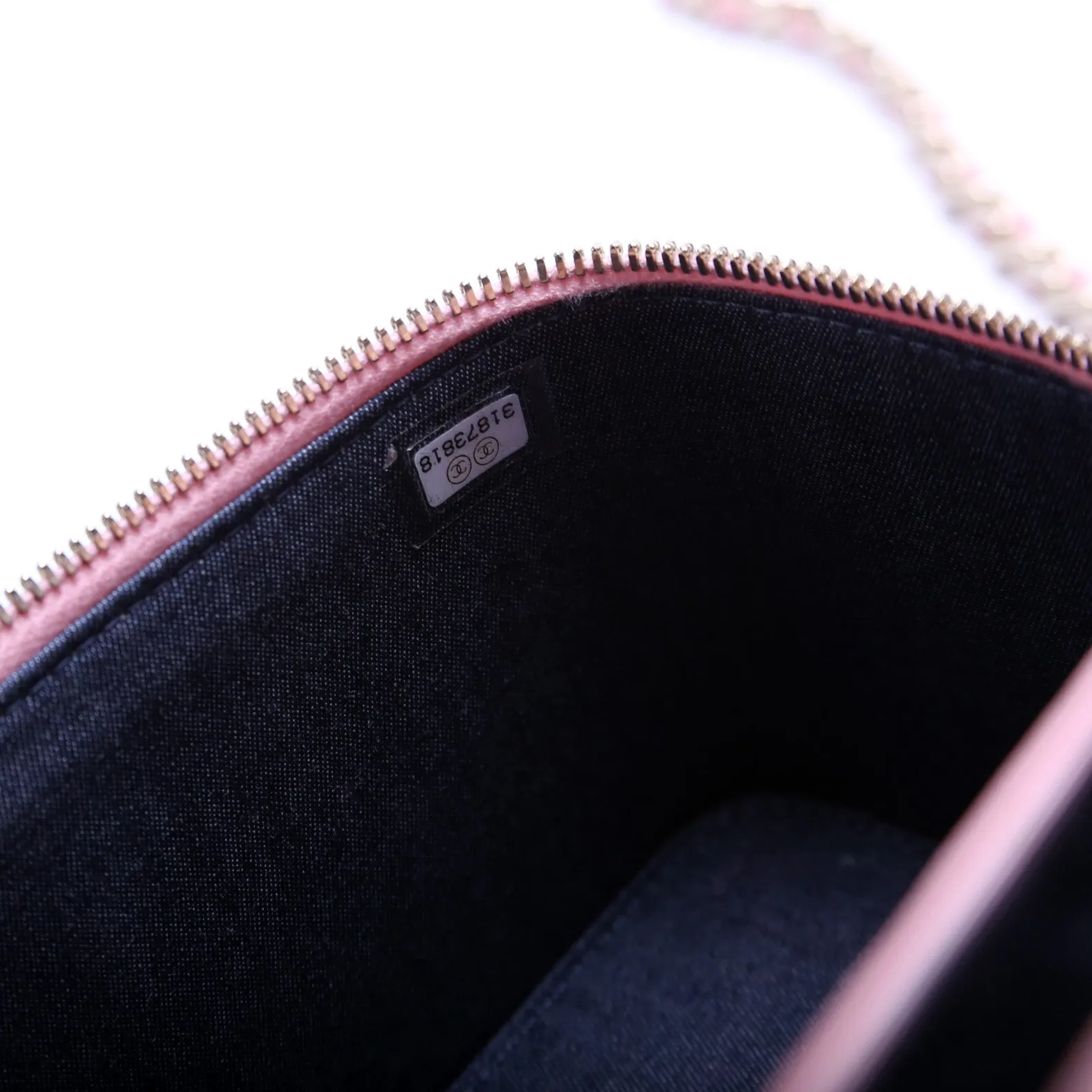 CC Vanity W/ Chain Quilted Lambskin