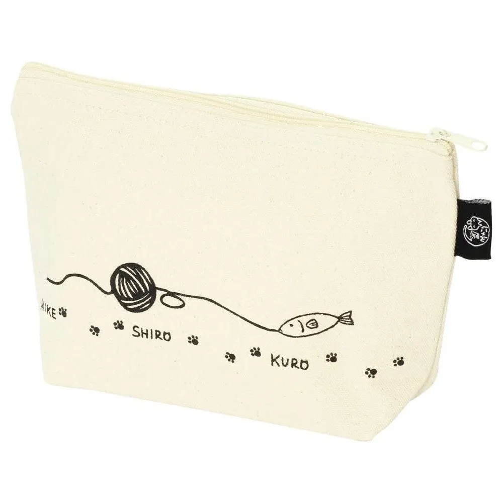 Ceramic-ai: 3 Cats and 3 Brothers Pouch Hanging Out