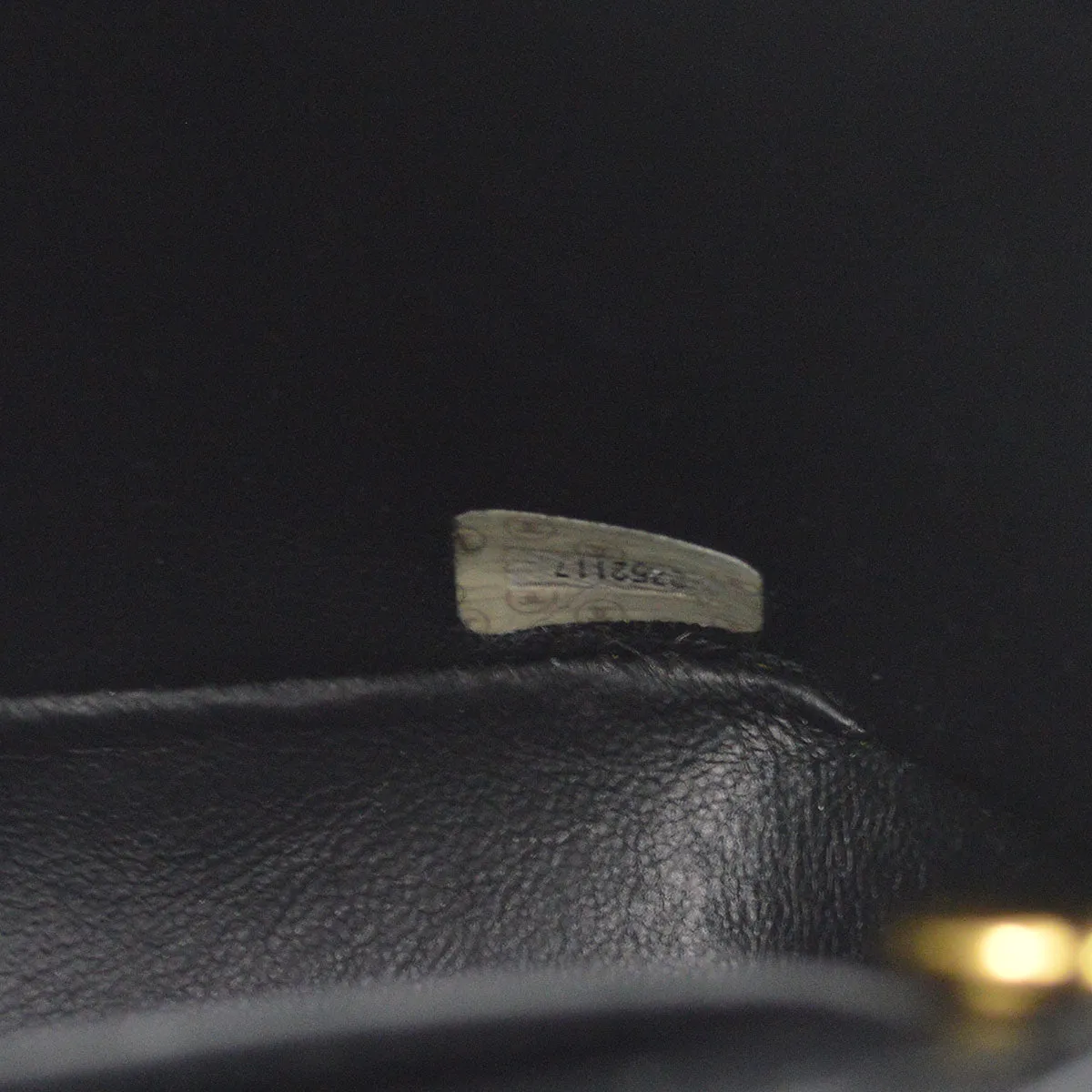 CHANEL 1994-1996 Vertical Handbag Black Velvet 14372