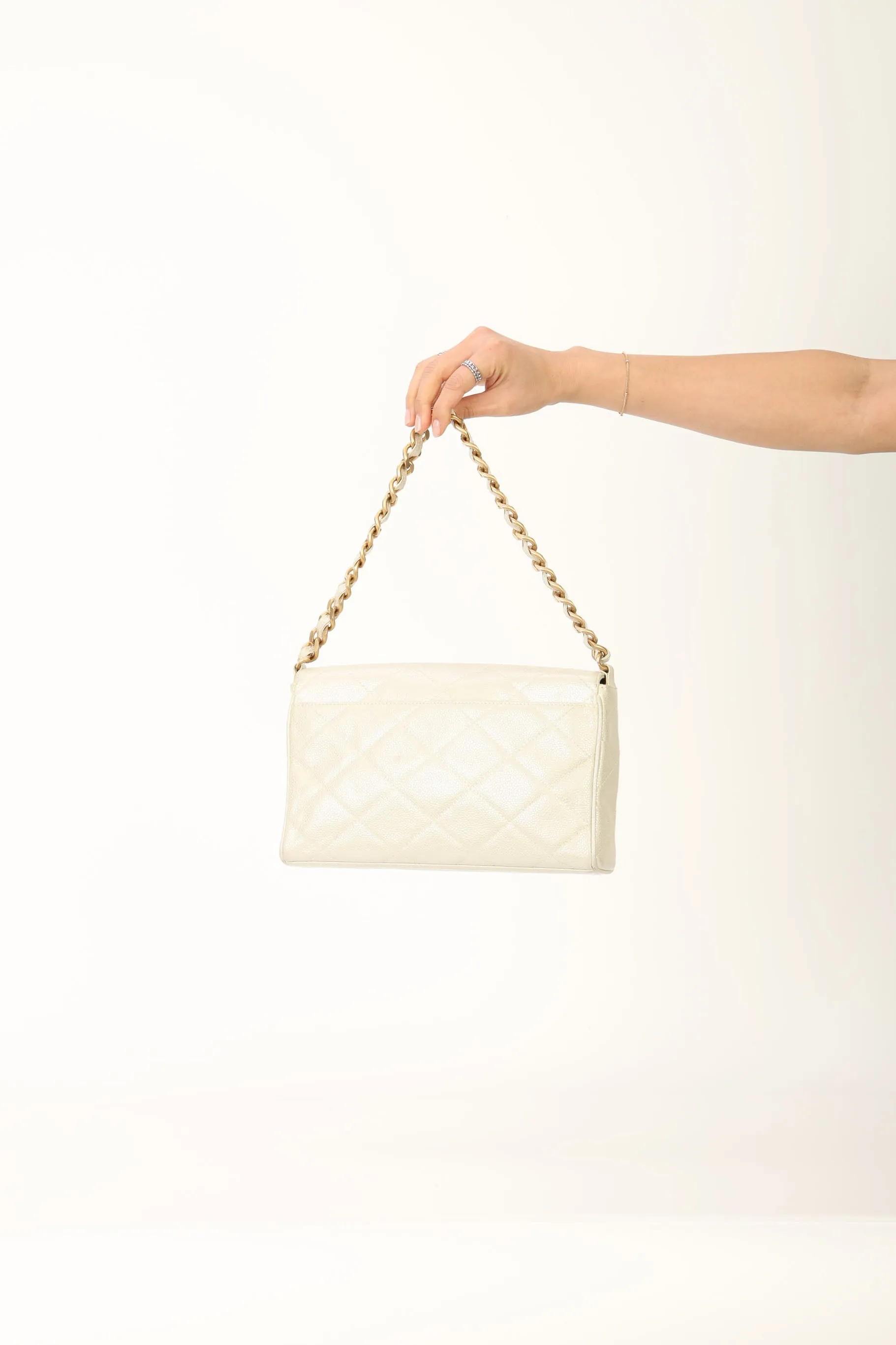 Chanel 2000 Caviar Iridescent Shoulder Bag