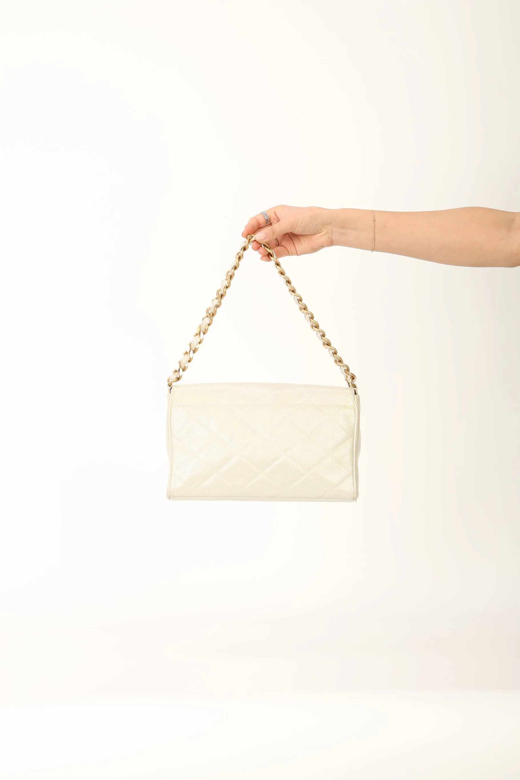 Chanel 2000 Caviar Iridescent Shoulder Bag
