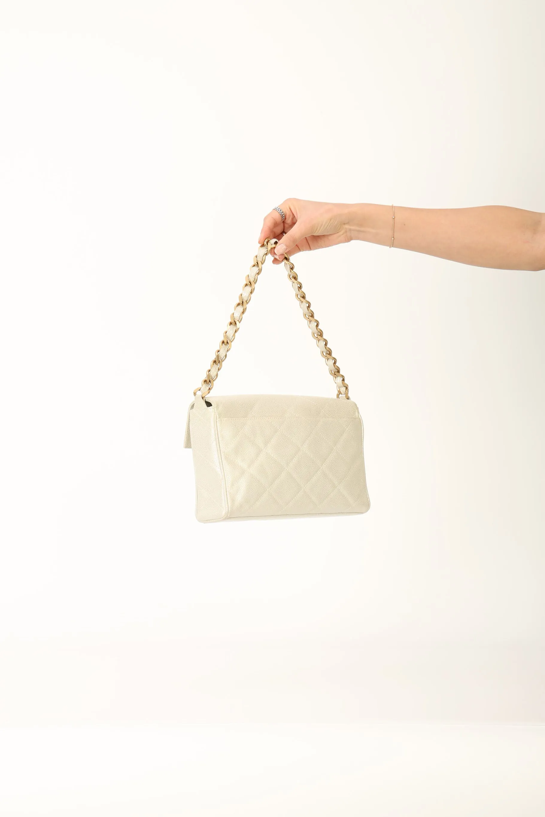 Chanel 2000 Caviar Iridescent Shoulder Bag