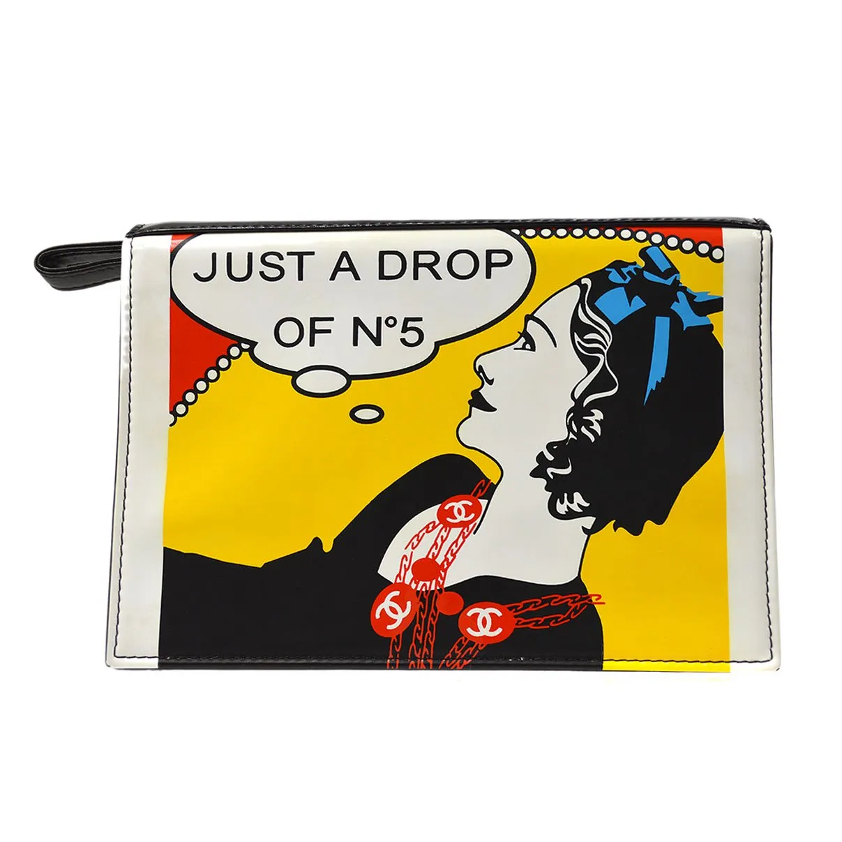 CHANEL 2001 Just a Drop of No 5 Mademoiselle Clutch Bag AK25388k