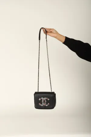 Chanel 21C Calfskin Gemstone Mini Square Full Flap