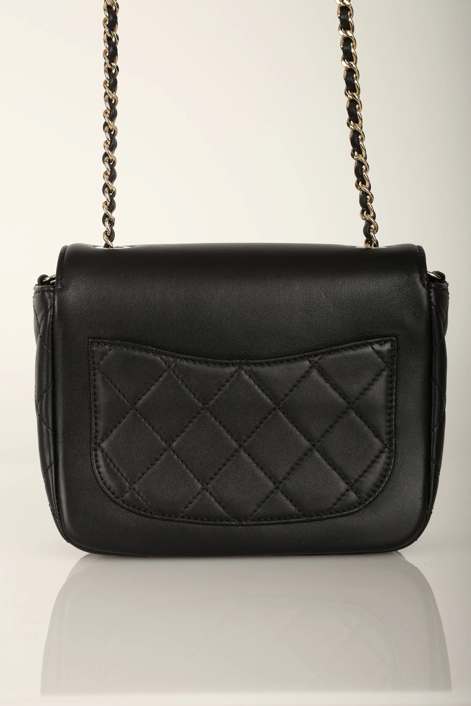 Chanel 21C Calfskin Gemstone Mini Square Full Flap