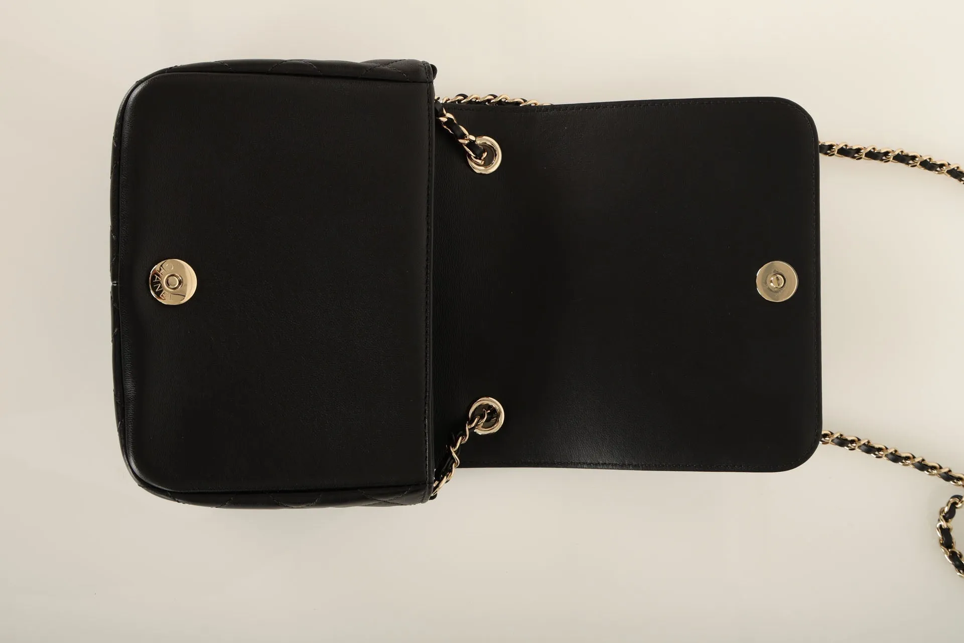 Chanel 21C Calfskin Gemstone Mini Square Full Flap