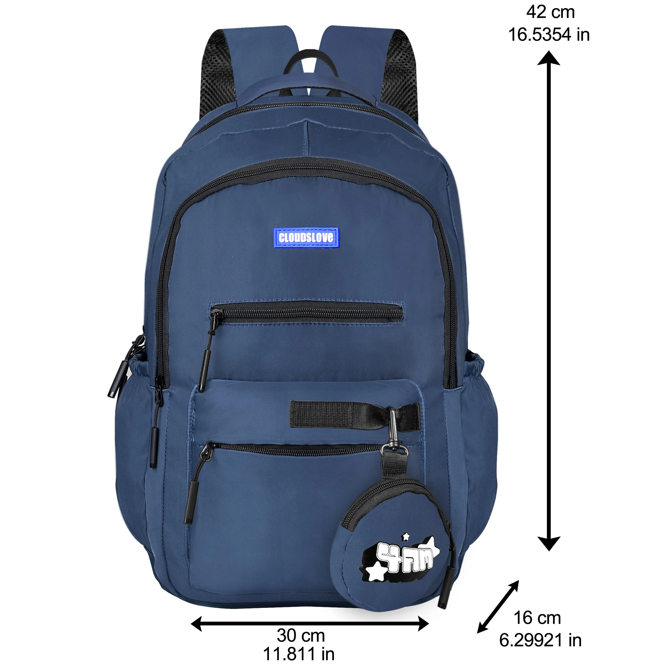 Clouds Love School Bag|Tuition Bag|College Backpack|ForGirls&Women|Waterproof Bag (Blue)
