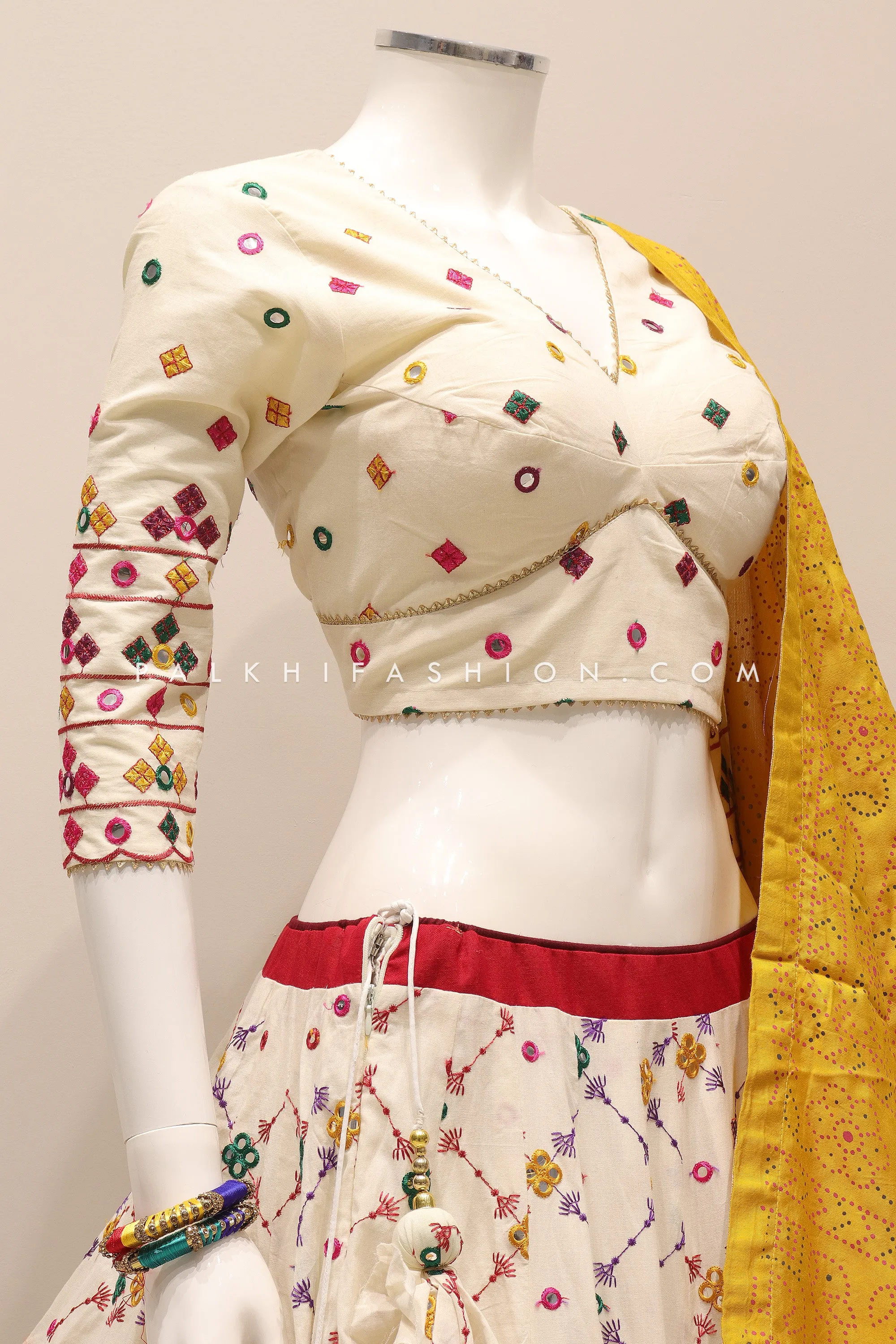Designer Multicolor Navratri Chaniya Choli with 15 Meter Flair