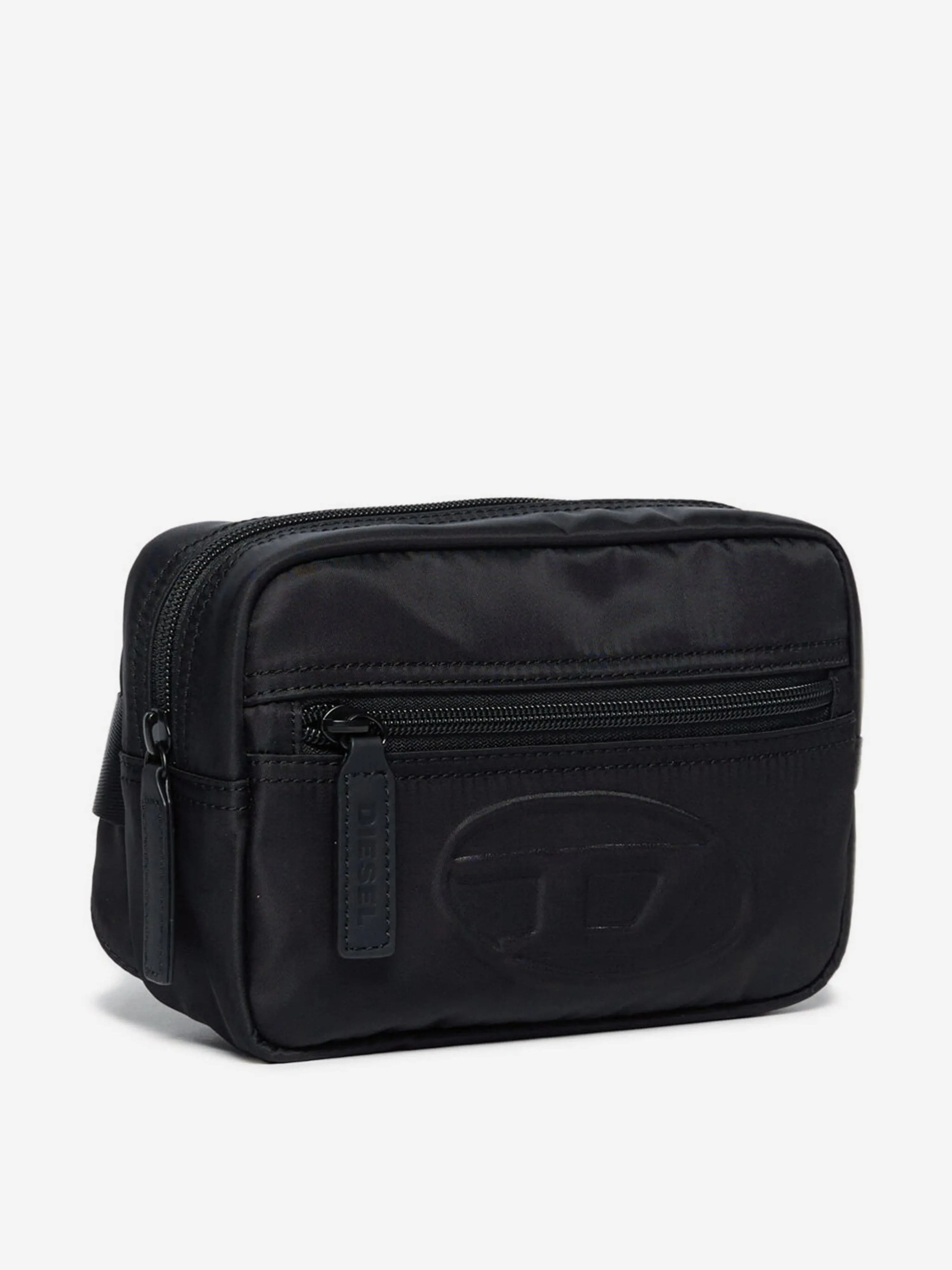 Diesel Kids Oval D Logo Belt Bag in Black (35cm)