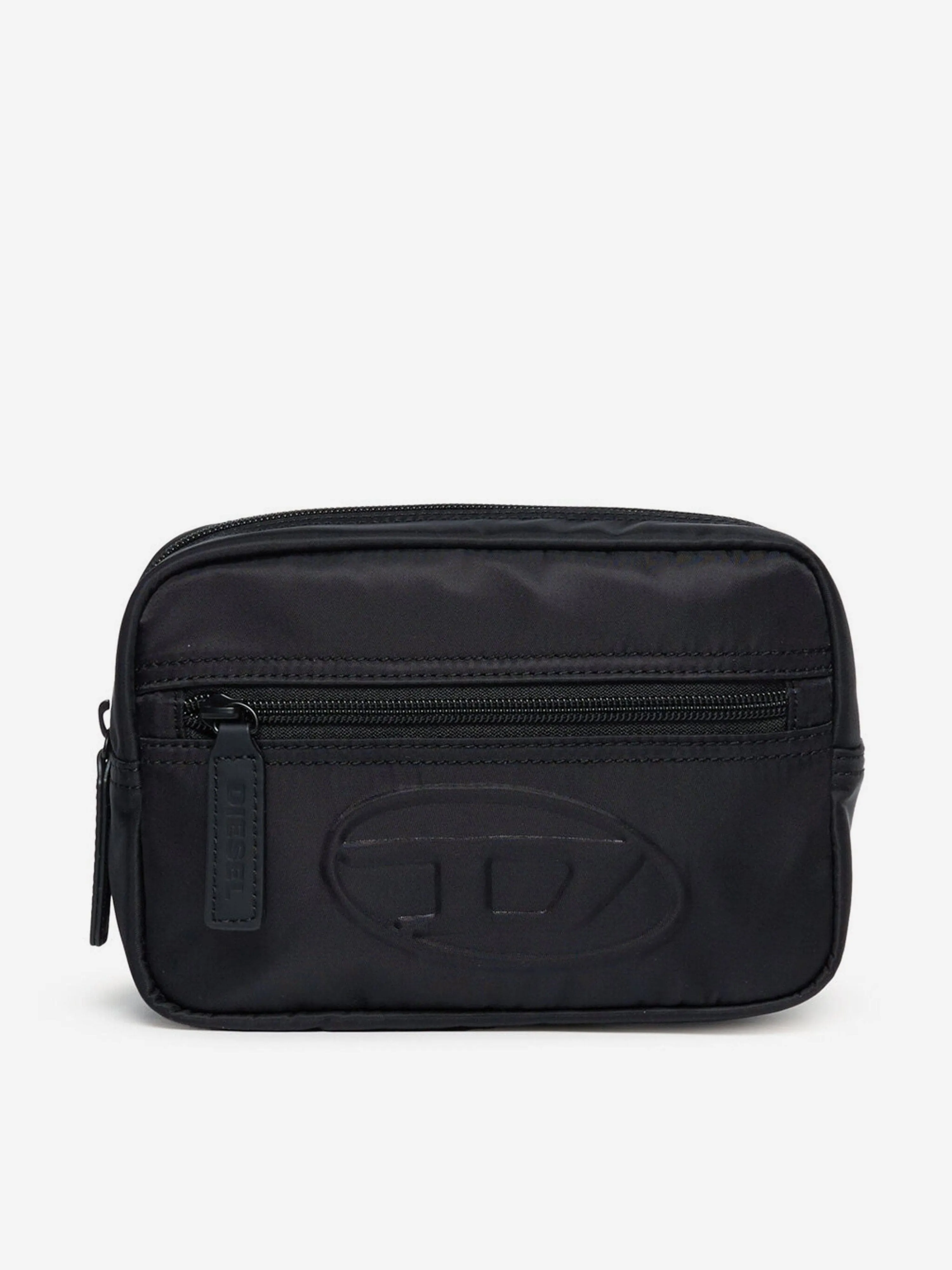 Diesel Kids Oval D Logo Belt Bag in Black (35cm)