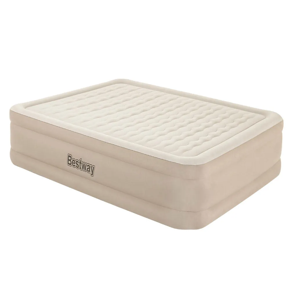 Durable Queen Air Mattress with Built-In Pump by Bestway