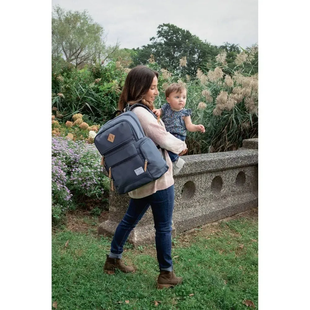 Eddie Bauer Highlands Peak Diaper Bag Backpack - Gray