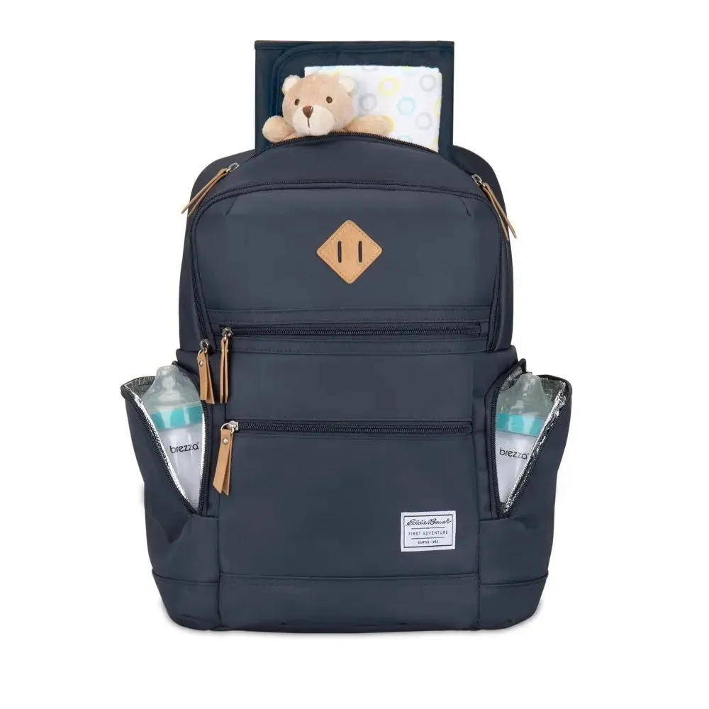 Eddie Bauer Highlands Peak Diaper Bag Backpack - Gray