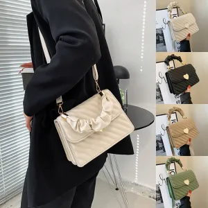 Fashion Chain Shoulder Bag – Love Metal Accent Handbag
