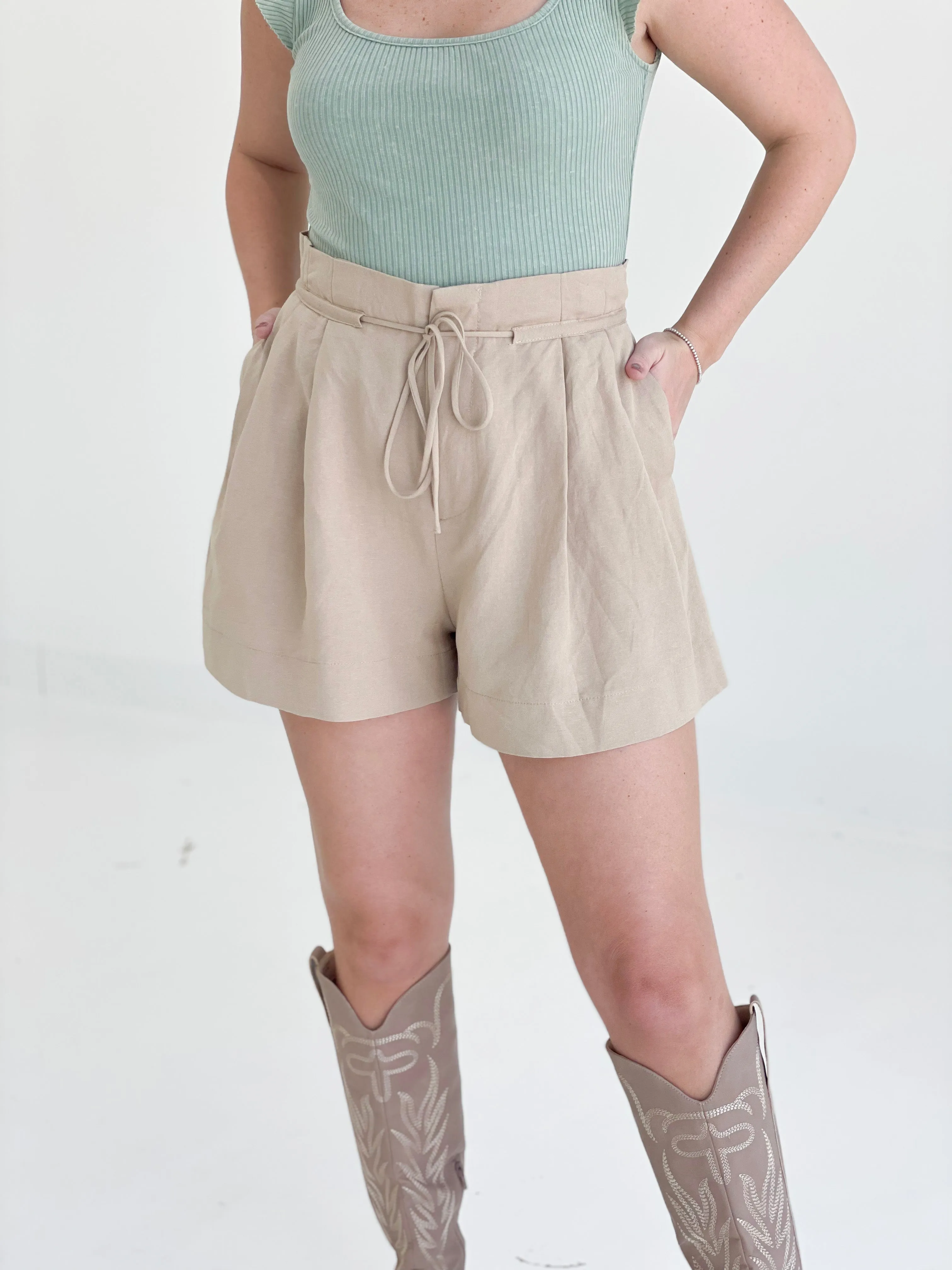 FYI Paper-bag Shorts