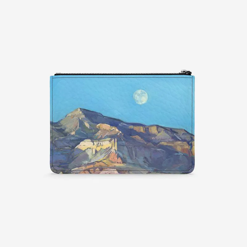 Ghost Ranch Leather Clutch