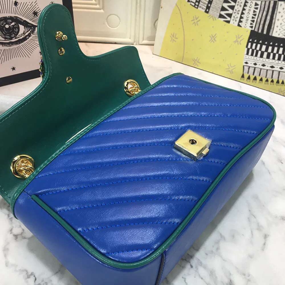 Gucci GG Marmont Small Matelassé Shoulder Bag