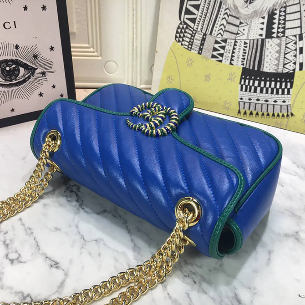 Gucci GG Marmont Small Matelassé Shoulder Bag
