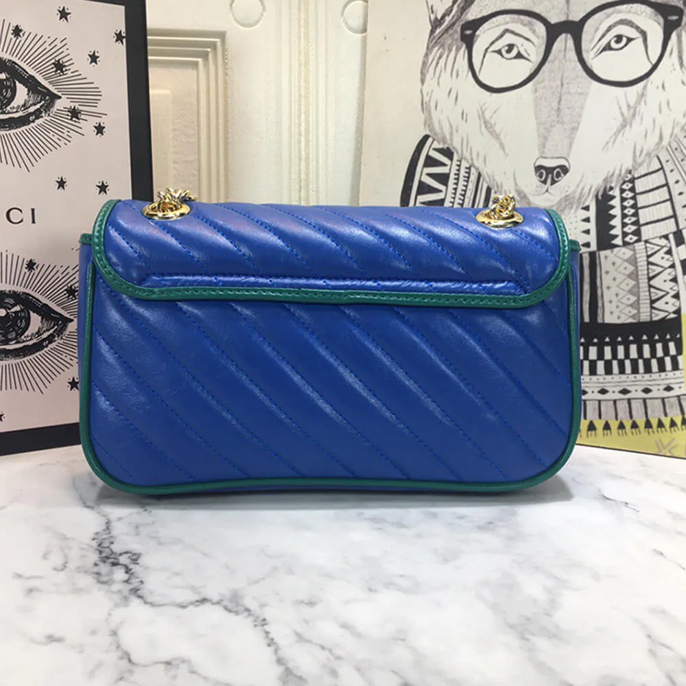 Gucci GG Marmont Small Matelassé Shoulder Bag