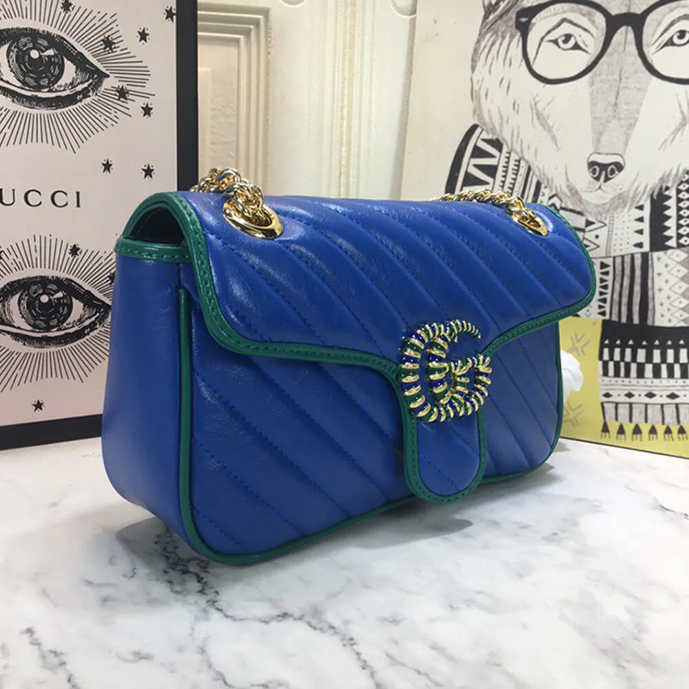 Gucci GG Marmont Small Matelassé Shoulder Bag