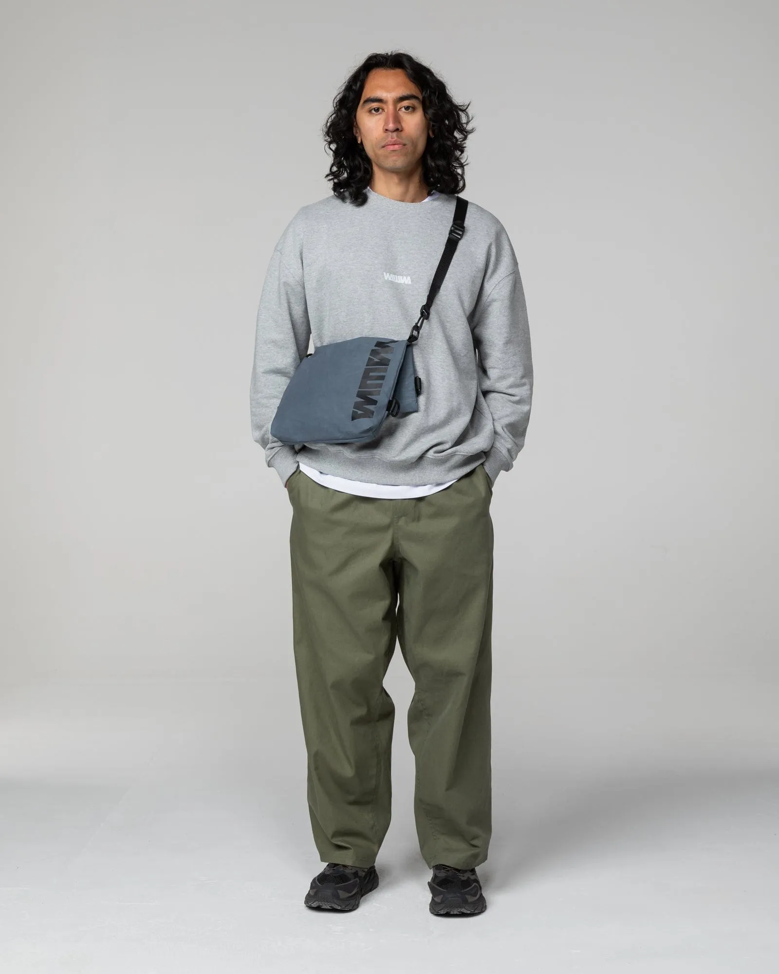Kartis Extendable Messenger Bag - Slate Blue