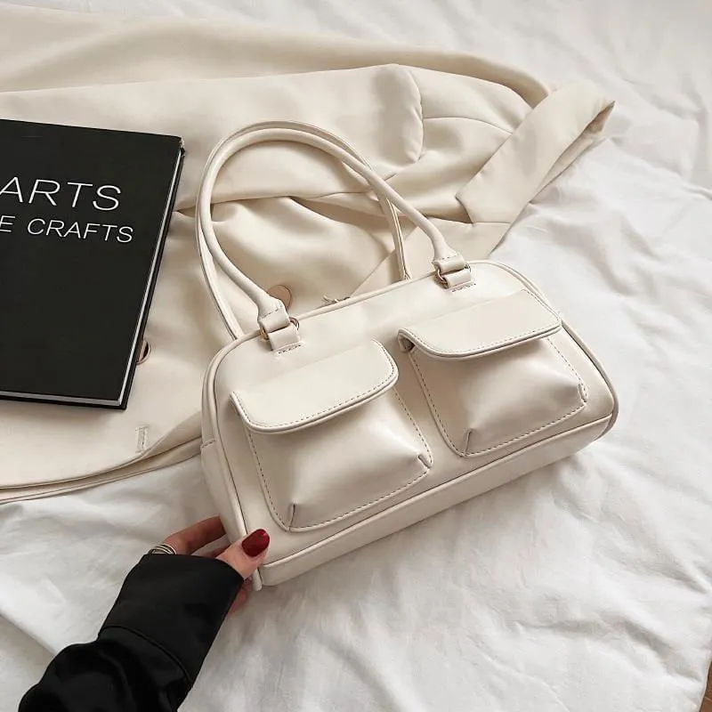 LovelyRLovely Versatile Square Multi-pocket Design Shoulder Bag