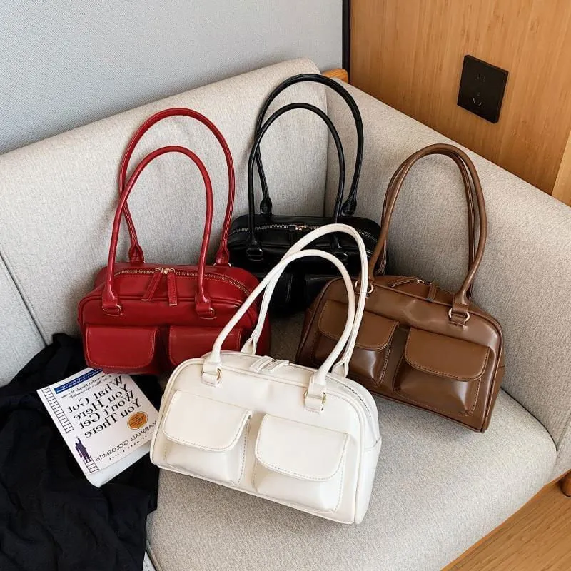 LovelyRLovely Versatile Square Multi-pocket Design Shoulder Bag