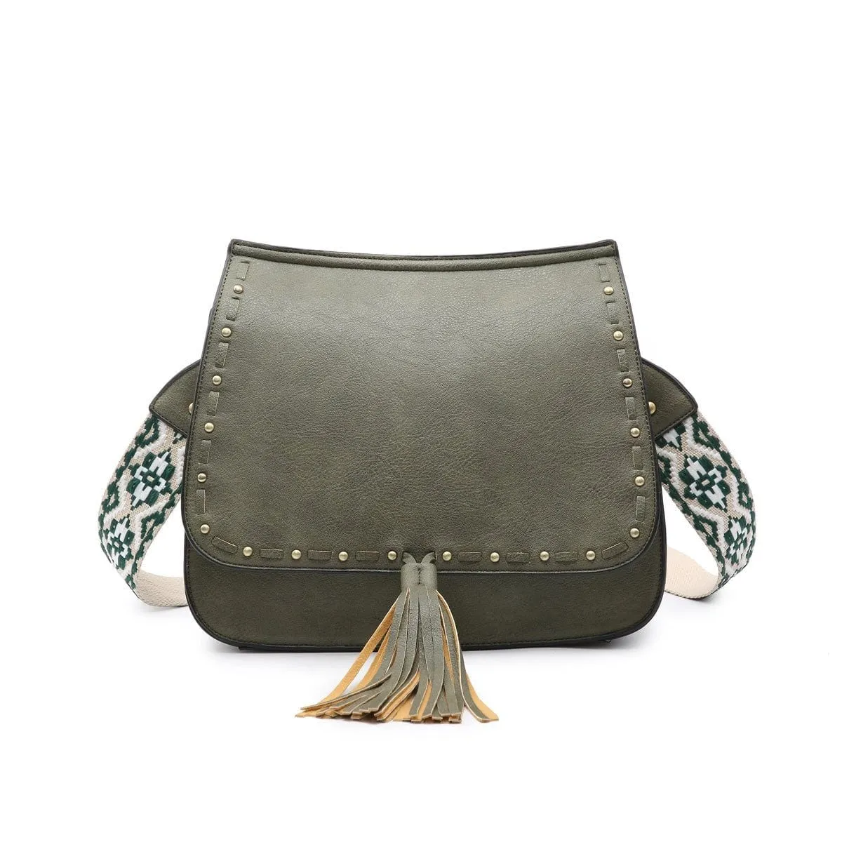 M1970 Structured Flapover Crossbody w/ Guitar Strap