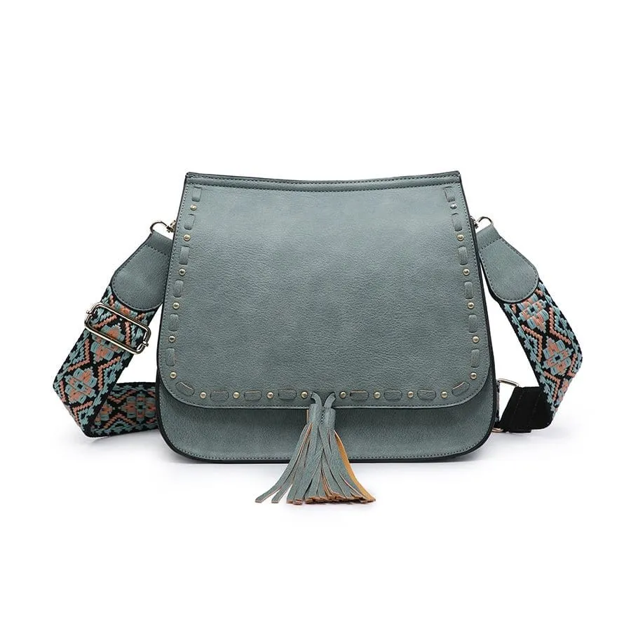 M1970 Structured Flapover Crossbody w/ Guitar Strap