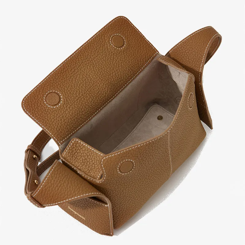Minimalist Solid Color Shoulder Bag For Women Commuter Elegant Purse
