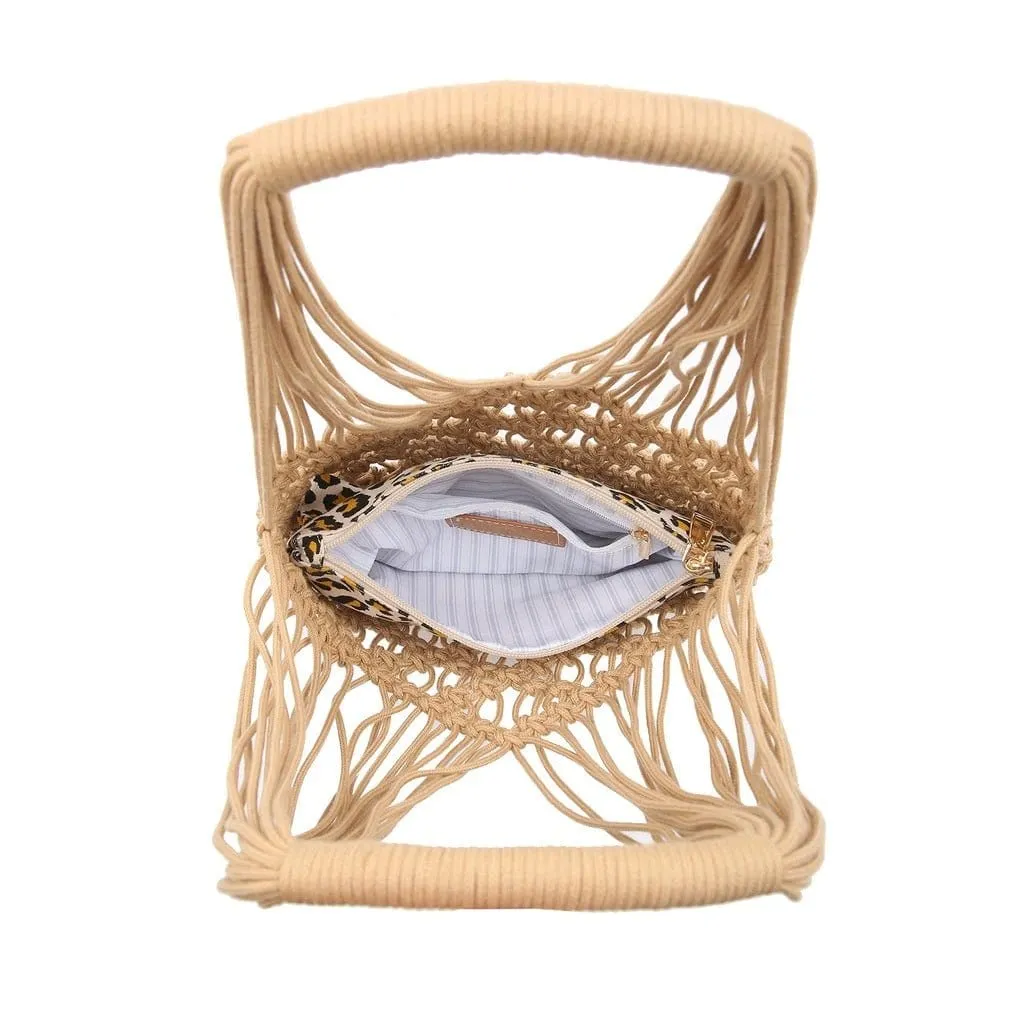 N2004 Shira Macrame Bag w/ Pouch