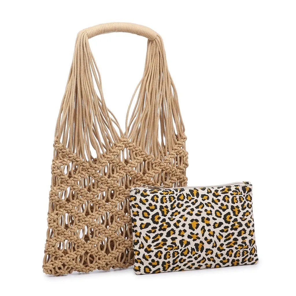 N2004 Shira Macrame Bag w/ Pouch
