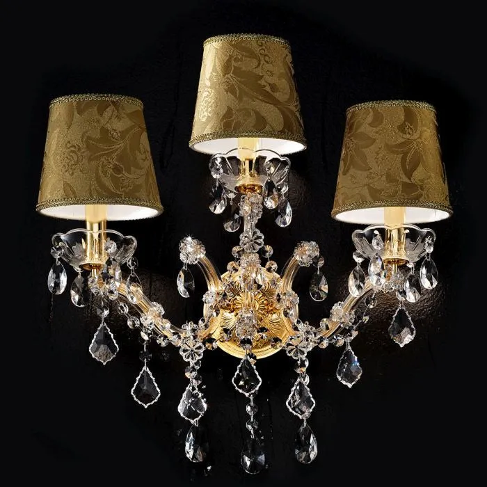 Premium Pendant Wall Light With Damask Shades