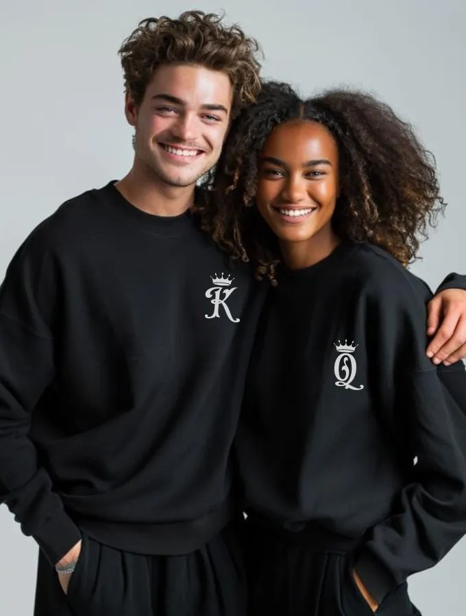 QUEEN SWEATER SLEEK - BLACK