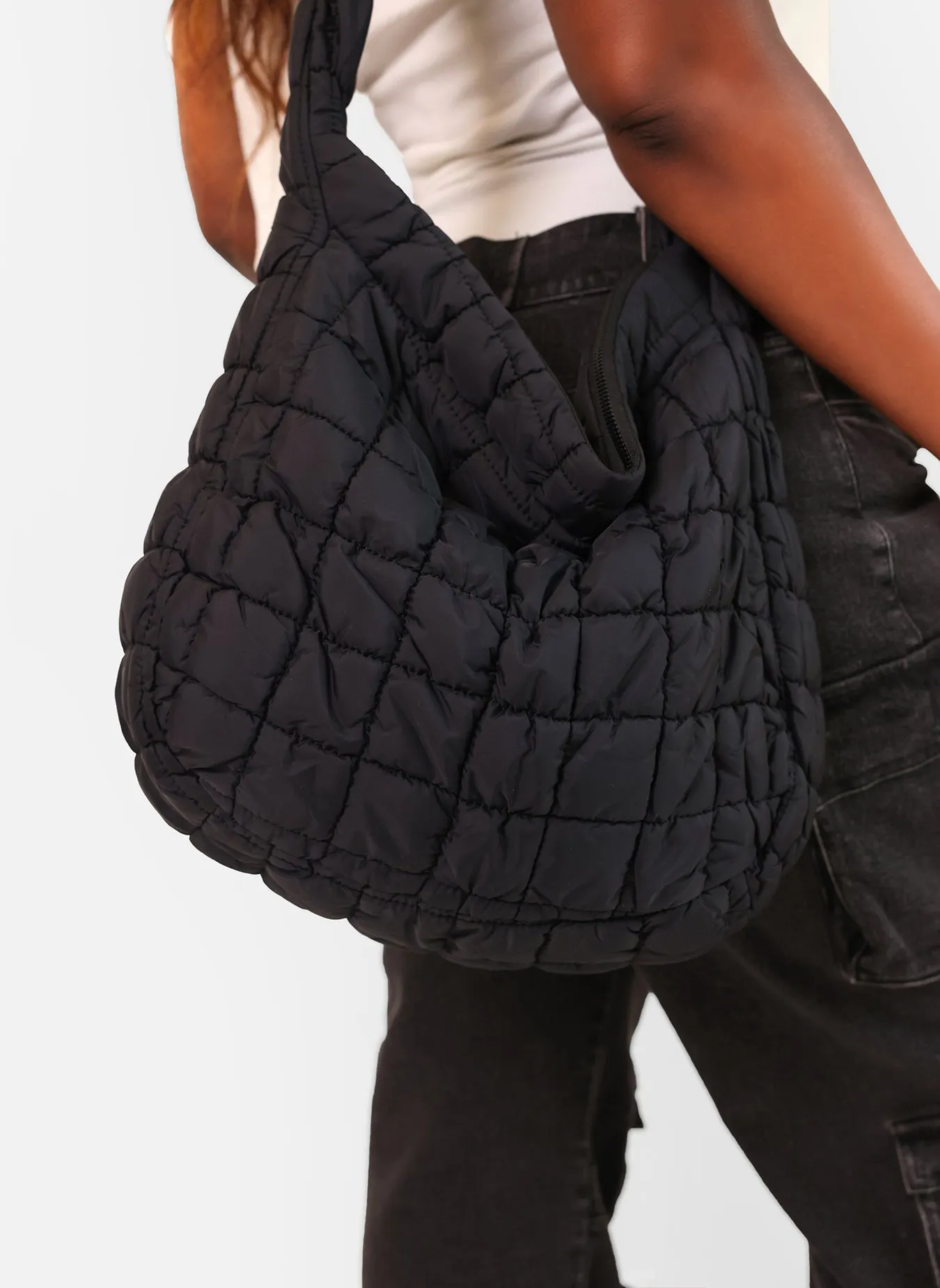 Quilted Crossbody Shoulder Bag
